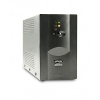 ИБП Gembird Power Cube UPS-PC-652A, 650VA / 390W, с AVR, 2x выход C13, без сетевого кабеля